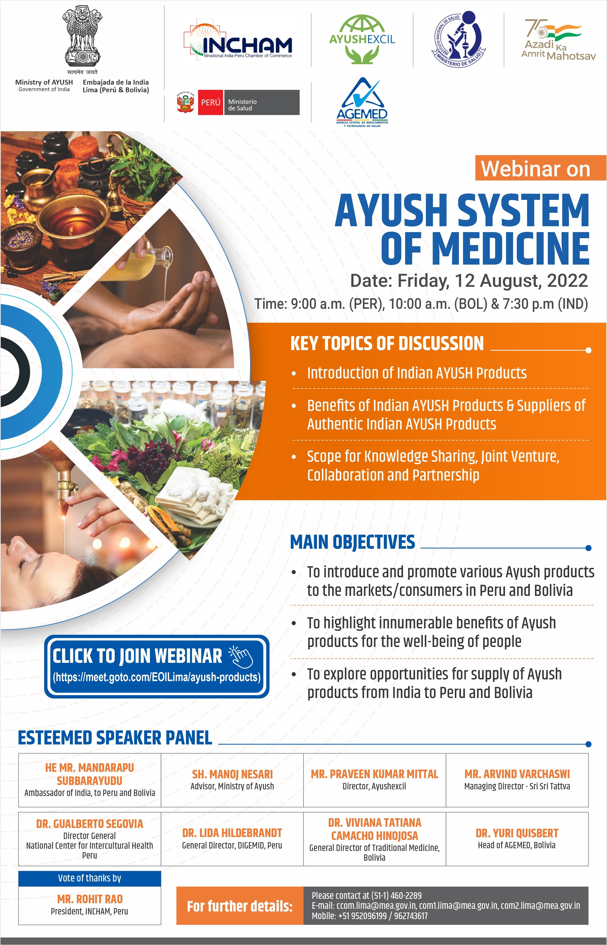 Webinar on Ayush system of Medicine